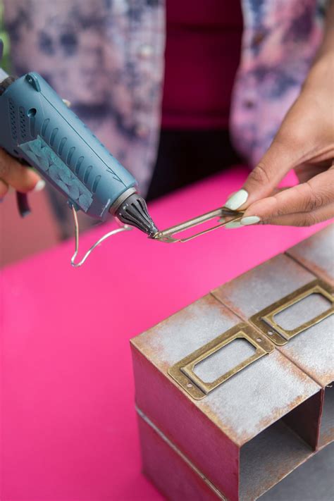 How to Make a Faux Metal Desk Organizer Out of Cardboard